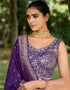 Designer Wedding Party Wear Heavy Readymade Lehenga Choli Collection Multi Art Silk Lehenga Choli Close-up View