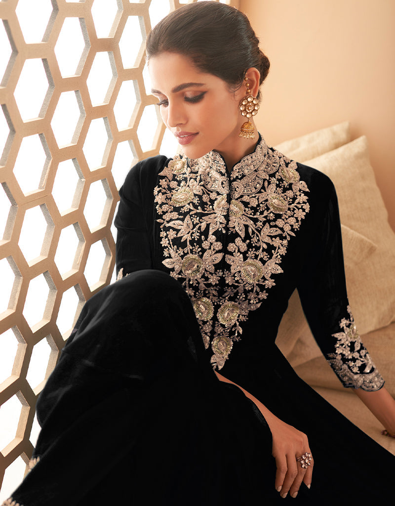 White Designer Party Wear Readymade Pant Suit With Printed Embroidery Work