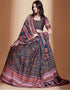 Party Wear Chinon Heavy Lehenga Choli Collection Multi Chinon Lehenga Choli Close-up View