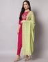 Designer Party Wear Pure Silk Blend Readymade Suit Collection Pink Pure Silk Blend Pant Straight Close-up View