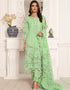Designer Function Wear Butterfly Net Salwar Suit Collection Pista Butterfly Net Pant Straight Front View