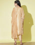 Traditional Function Wear Silk Blend Readymade Suit Cream Silk Blend Pant Straight Side View