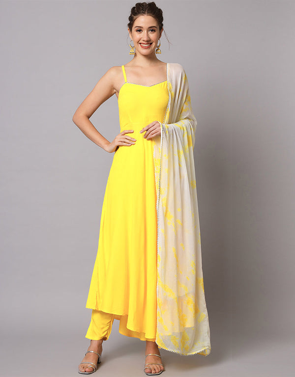 Traditional Function Wear Viscose Rayon Readymade Suit
Lemonade Viscose Rayon Pant Straight Front View