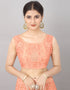 Designer Wedding Wear Heavy Net Lehenga Choli Collection Orange Net Lehenga Choli Front View