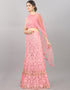 Designer Wedding Wear Heavy Net Lehenga Choli Collection Pink Net Lehenga Choli Back View