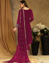Traditional Party Wear Faux Georgette Pakistani Suit Rani Faux Georgette Pant Pakistani Suit Back View