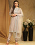 Traditional Party Wear Faux Georgette Pakistani Suit Camel Faux Georgette Pant Pakistani Suit Front View