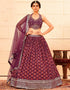 Designer Wedding Wear Heavy Lehenga Choli Collection Multi Faux Georgette Lehenga Choli Front View