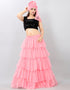 Designer Wedding Wear Heavy Lehenga Choli Collection Black Velvet Lehenga Choli Back View