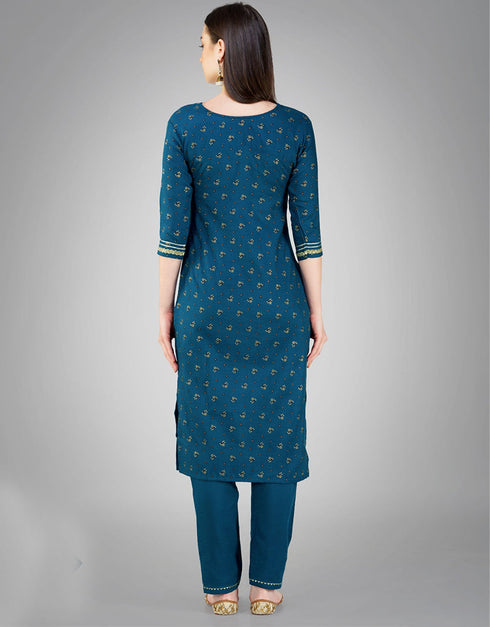 Traditional Function Wear Readymade Cotton Magic Slub Suit Collection Morpich Cotton Magic Slub Pant Straight Side View