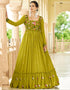 Traditional Function Wear Gown Collection Floracence Georgette Gown Close-up View