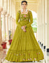 Traditional Function Wear Gown Collection Floracence Georgette Gown Front View