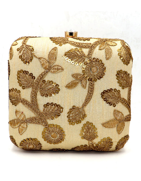 Multi Designer Embroidery Heavy Clutches-Accessories