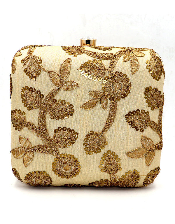 Multi Designer Embroidery Heavy Clutches-Accessories
