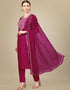 Traditional Function Wear Silk Blend Readymade Suit Collection Rani Silk Blend Pant Straight Close-up View
