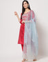 Traditional Function Wear South Silk Readymade Suit Collection Pink South Silk Pant Straight Close-up View
