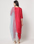 Traditional Function Wear South Silk Readymade Suit Collection Pink South Silk Pant Straight Side View