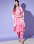 Traditional Function Wear South Silk Readymade Suit Collection Pink South Silk Pant Straight Front View