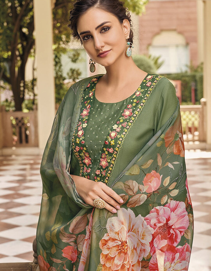 Traditional Function Wear Readymade Suit Collection Pista Muslin Pant ...