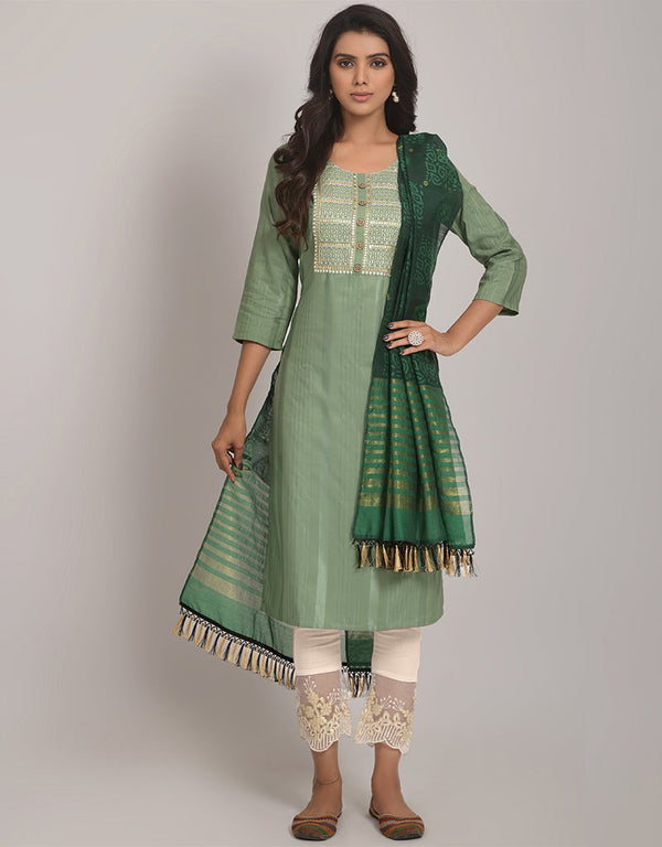 Traditional Function Wear Readymade Suit Collection Pista Viscose Rayon Blend Pant Straight Front View