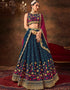 Designer Function Wear Heavy Lehenga Choli Collection Multi Pure Georgette Lehenga Choli Front View