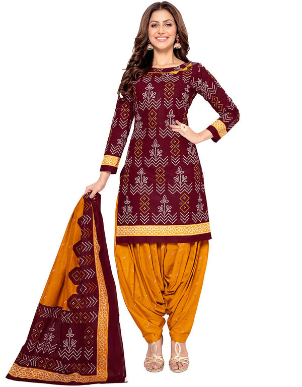 Traditional Function Wear Readymade Suit Collection Maroon Pure Cotton Pant Straight Front View