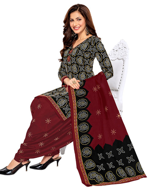 Traditional Function Wear Readymade Suit Collection Black Pure Cotton Pant Straight Close-up View