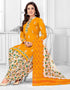 Traditional Function Wear Readymade Suit Collection Yellow Pure Cotton Pant Straight Close-up View