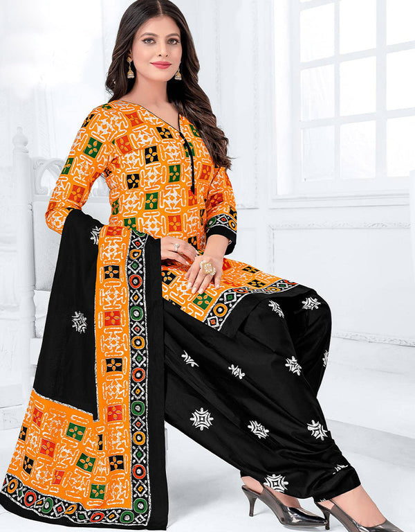 Traditional Function Wear Readymade Suit Collection Dark Orange Pure Cotton Pant Straight Front View