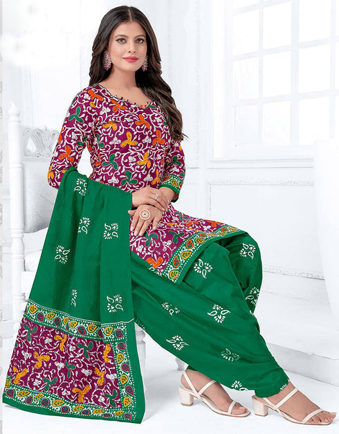 Traditional Function Wear Readymade Suit Collection Mulberry Pure Cotton Pant Straight Front View