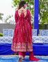 elegant rani pink heavy muslin traditional function wear readymade suit collection with rani pink heavy muslin 42.6285714285714 Back View