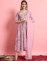 sophisticated pink georgette traditional function wear readymade suit collection with pink pure viscose 31.7325714285714 Close-up View