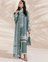 designer party wear pakistani suit collection in sky georgette with straight and pant rt8760-184051 Front View