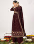 modern coffee georgette traditional function wear salwar suit collection with coffee georgette rt8764-184066 Front View