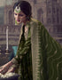 sleek mehndi silk georgette designer party wear heavy salwar suit collection with mehndi dull santoon rt8818-184300 Back View
