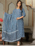 stylish blue cotton traditional function wear classy readymade suit collection with blue cotton rt8828-184368 Close-up View