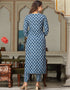 stylish blue cotton traditional function wear classy readymade suit collection with blue cotton rt8828-184368 Back View