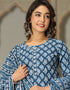 stylish blue cotton traditional function wear classy readymade suit collection with blue cotton rt8828-184368 Side View