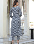 chic grey cotton traditional function wear classy readymade suit collection with grey cotton rt8828-184369 Back View