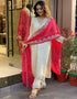 stylish white viscose trendy designer heavy readymade suit collection with white viscose rt8854-184481 Close-up View