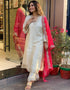 stylish white viscose trendy designer heavy readymade suit collection with white viscose rt8854-184481 Side View