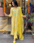 elegant lemon yellow viscose maslin trendy designer heavy readymade suit collection with lemon yellow viscose rayon rt8854-184484 Close-up View