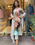 chic multi muslin trendy designer heavy muslin readymade suit collection with white muslin rt8856-184489 Front View