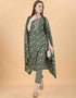 elegant green cotton blend trendy fashioner cotton blend readymade suit collection with green cotton blend rt8933-184889 Close-up View