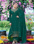 modern green georgette designer party wear heavy salwar suit collection with green santoon rt8948-184959 Front View
