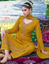 contemporary mustard georgette designer party wear heavy salwar suit collection with mustard santoon rt8948-184962 Front View