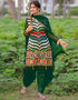 glamorous multi heavy faux georgette trendy fashioner heavy faux georgette salwar suit collection with green heavy santoon rt8957-185007 Front View