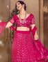 chic purple soft net traditional wear women's heavy lehenga choli collection with rani soft net rt8967-185045 Close-up View