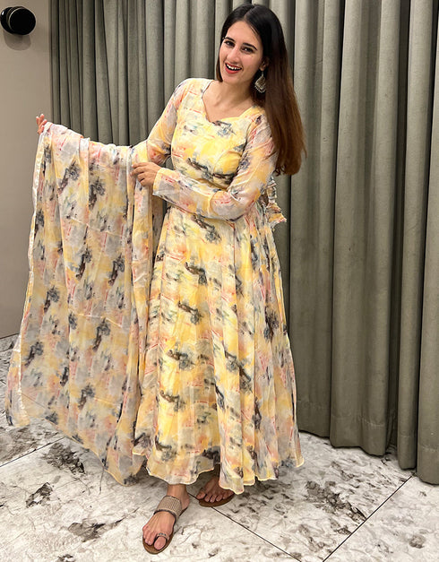 chic multi tabhi organza designer wear elementary readymade suit collection with multi cotton rt9012-185242 Close-up View