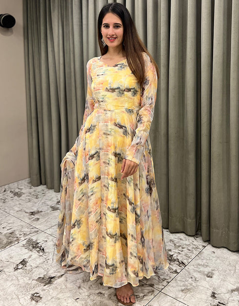 chic multi tabhi organza designer wear elementary readymade suit collection with multi cotton rt9012-185242 Back View